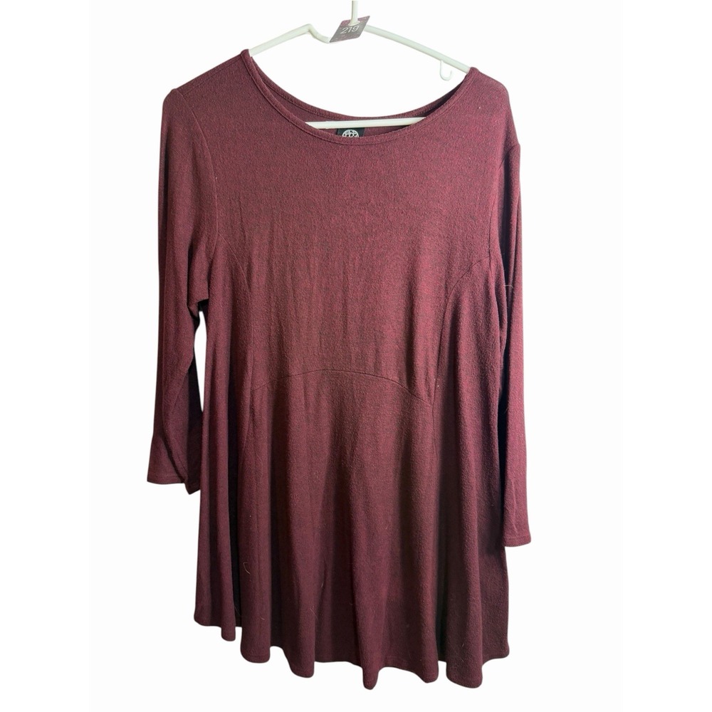 bobeau womens long sleeve shirt size large